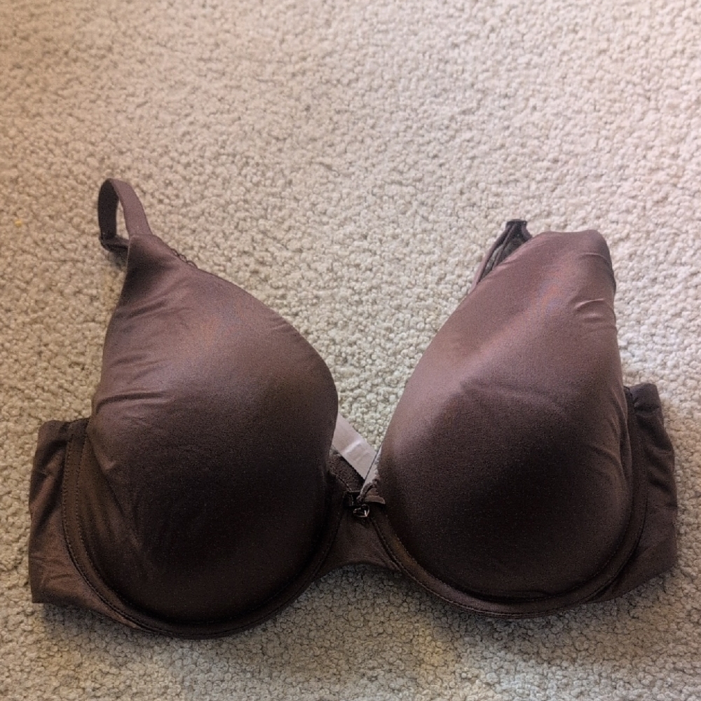 Victoria Secret Body By Victoria Perfect Coverage Brown Bra Size 36DD